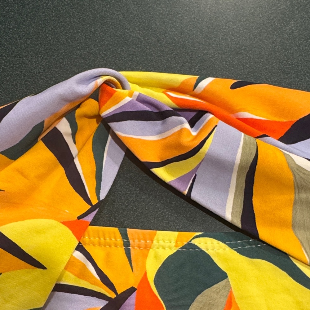 Anne Cole Multicolor Leaf Print Swim Bottom XXL - Picture 2 of 3